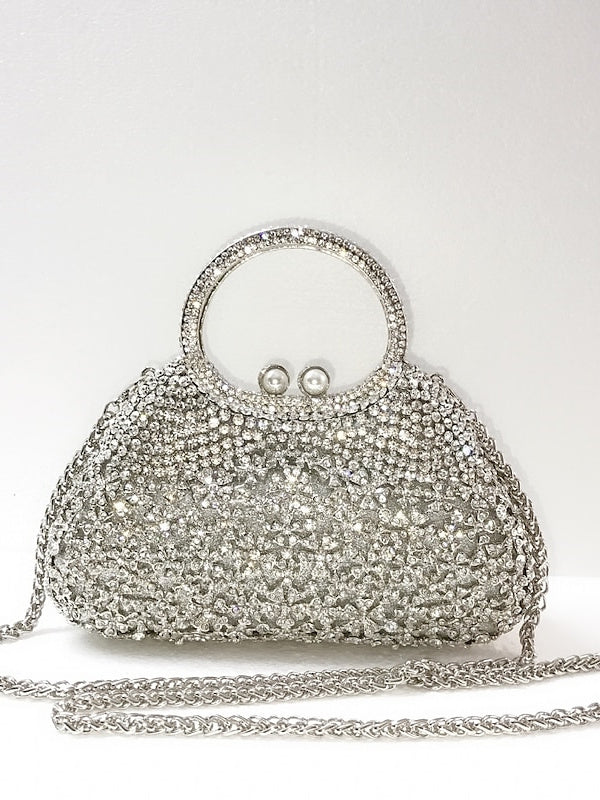 Alloy Chain Crystals Rhinestone Clutch Bags - 画像 (4)