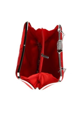 Silk PU Leather Wedding Party Plain Crystals Clutch Bags