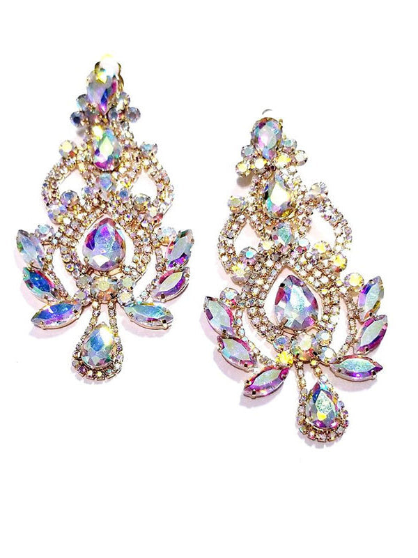 High-end Rhinestone Earrings Trendy Accessories Earrings - 이미지 4
