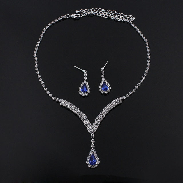 1 set Bridal Jewelry Sets For Women's Party Formal Rhinestone Alloy Chandelier - 画像 (5)