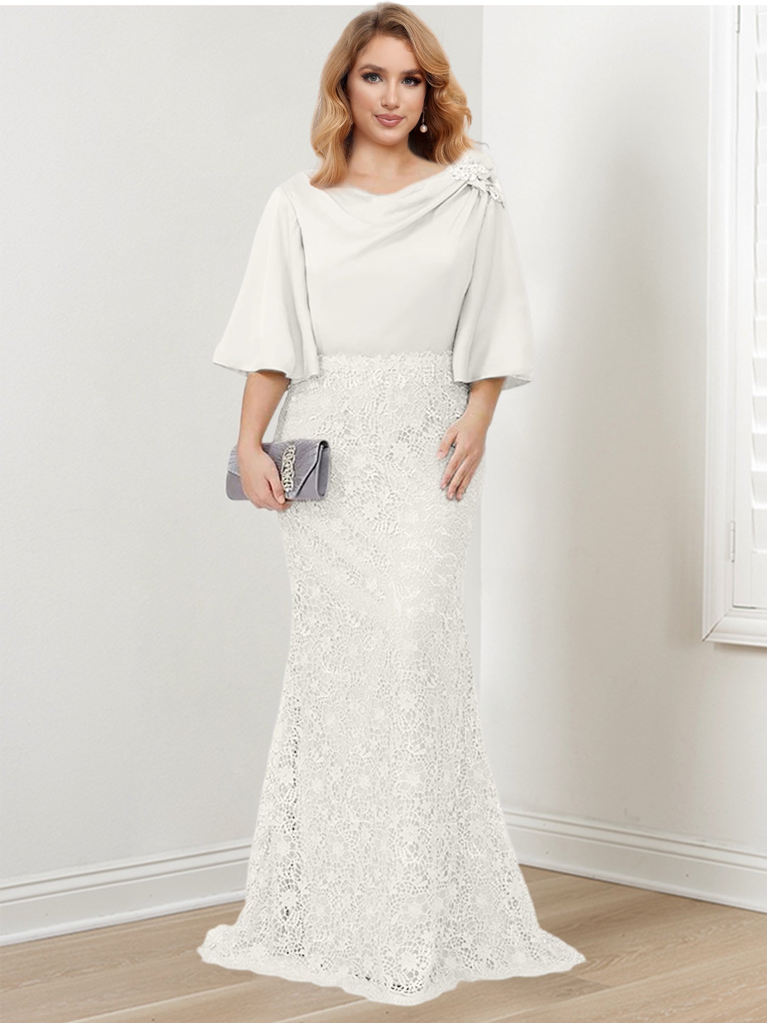 Trumpet/Mermaid Mother of the Bride Dresses with Applique - Image 10