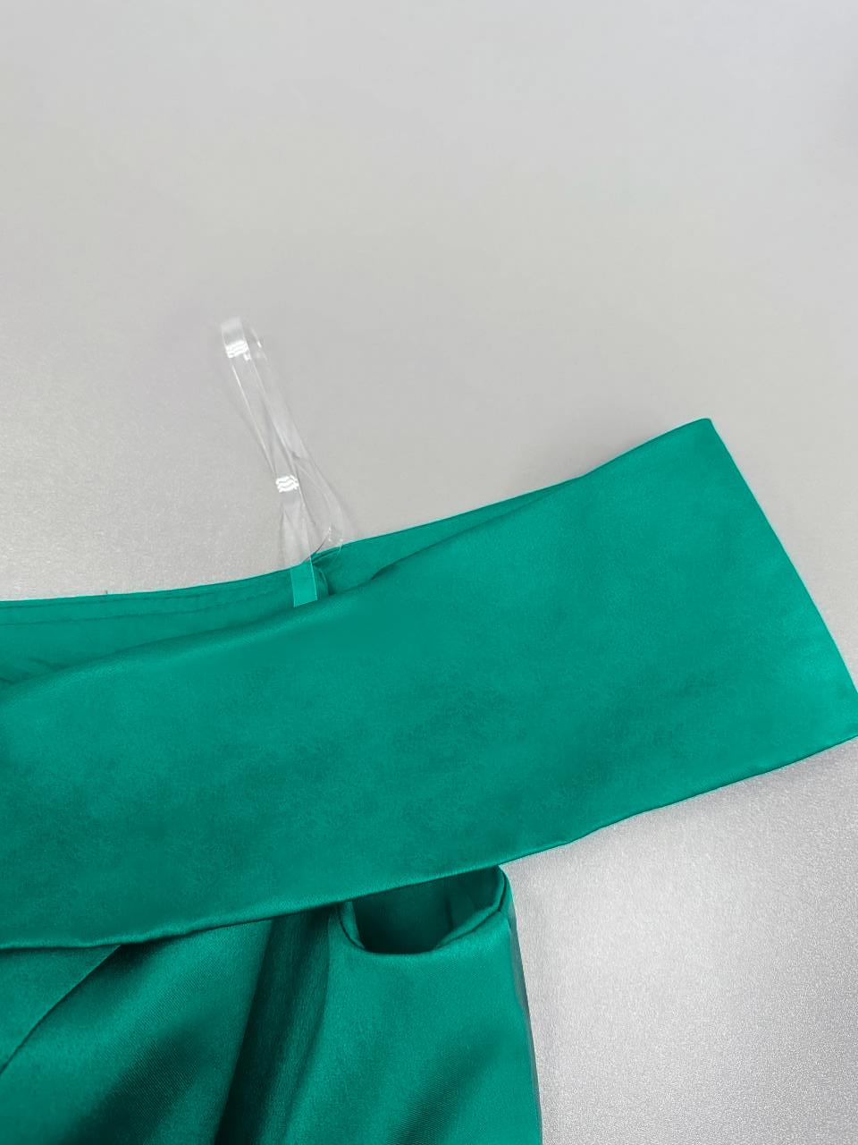 A-Line/Princess Off-the-Shoulder Sleeveless Ankle-Length Plus Size Mother of the Bride Dresses with Pockets - Image 3