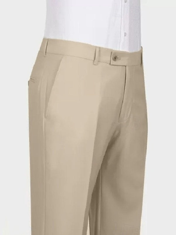 Men's Wedding Prom Solid Colored Daily Lightweight Casual Tailored Fit Double Breasted Two-buttons 2 Piece Suits - Image 2