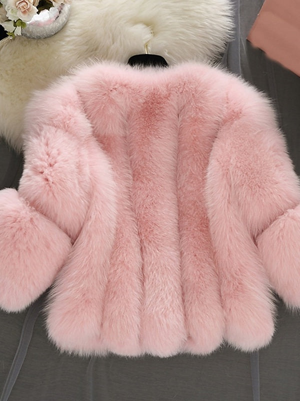 Women's Wedding Bridal Long Sleeves Wrap/Shawls With Pure Color - 画像 (4)