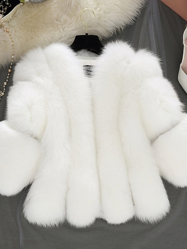 Women's Wedding Bridal Long Sleeves Wrap/Shawls With Pure Color - 画像 (5)