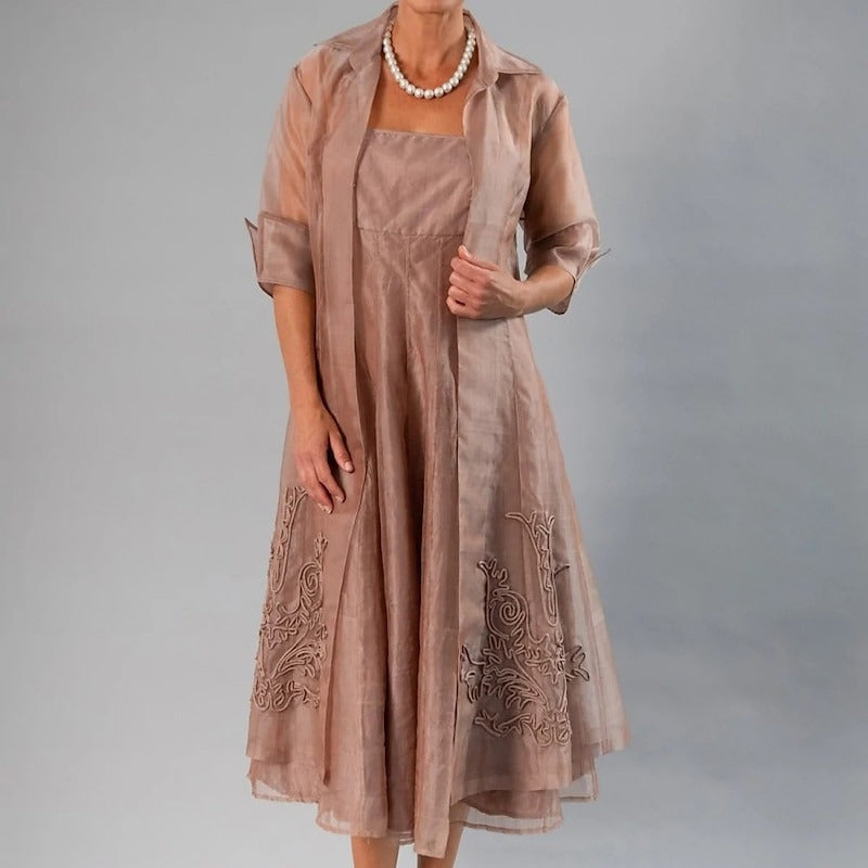 Women's Wedding Guest Pure Elegant Sun Protection Half Sleeve Tulle Wedding Shawl & Wrap Shawls  With Embroidery - Image 4