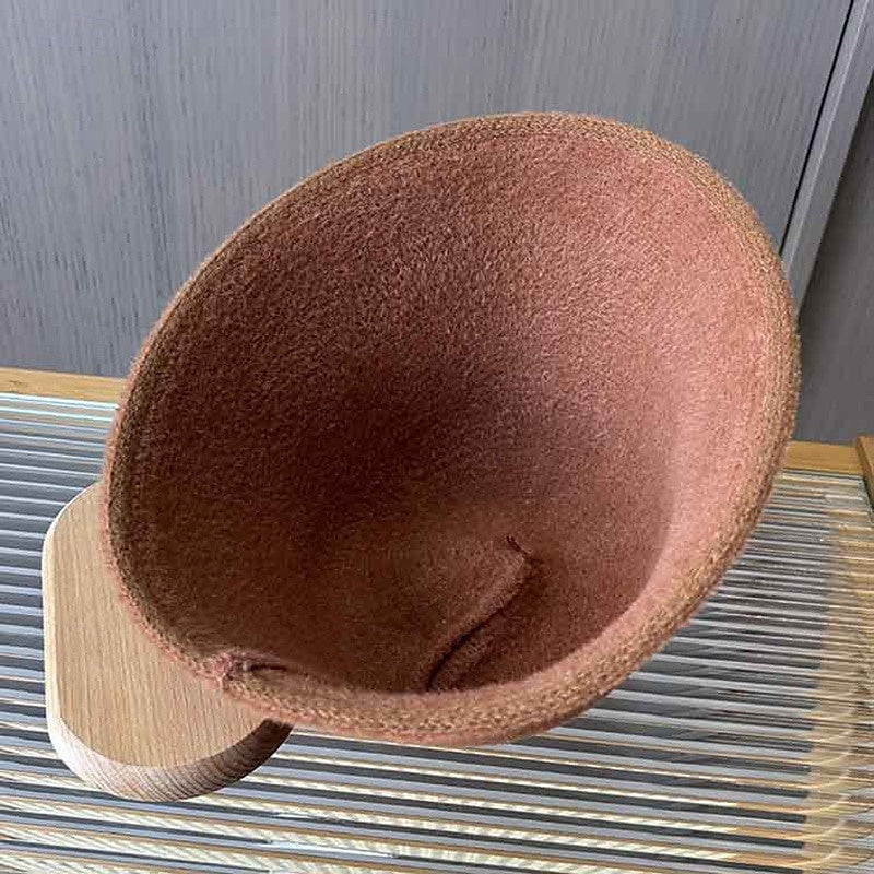 Cotton Blend Bowler Hat Fedora Hat Valentine's Day Casual Holiday Tea Party Ladies Day Elegant Vintage Simple With Cap - Image 8