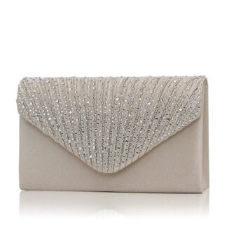 Crystal  Rhinestone Envelope Clutch Bags