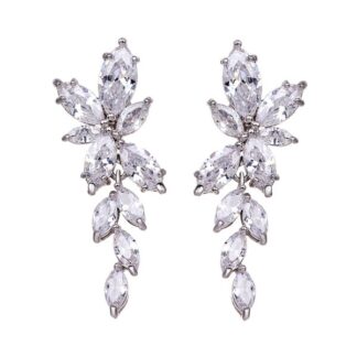 Elegant Marquise Zircon Drop Earrings