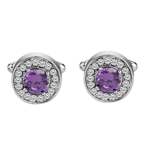 Men's Modern Alloy Rhinestones Cufflinks - 이미지 3