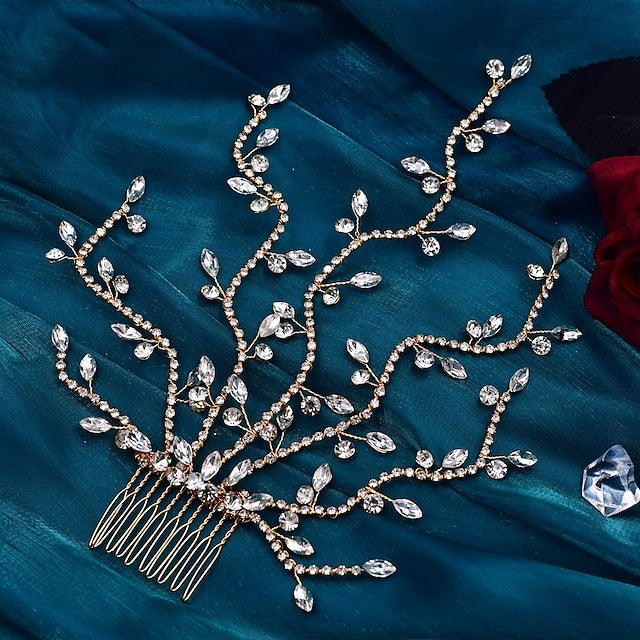 Wedding Party / Evening Fashion Bridal Headpieces With Rhinestone - 이미지 5