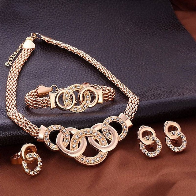 Jewelry Set For Women's Party Wedding Rhinestone - Image 3