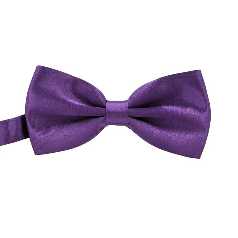 Men's Solid Colored Bow Tie Fashion Party Wedding Formal Evening - 画像 (5)