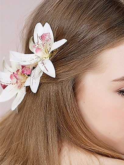 Pretty/Romantic/Stylish/Luxury Fabric Flowers Headbands/Headpiece/Hair Clip for Wedding - Image 5