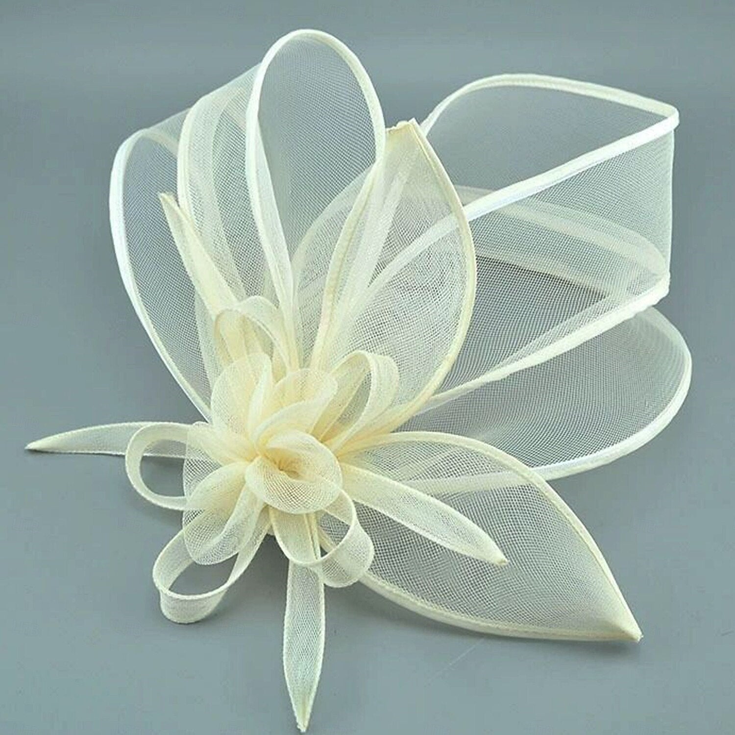 Classic Net Knot Hat Fascinator Hats Headpiece With Cap Floral Headpiece - Image 11