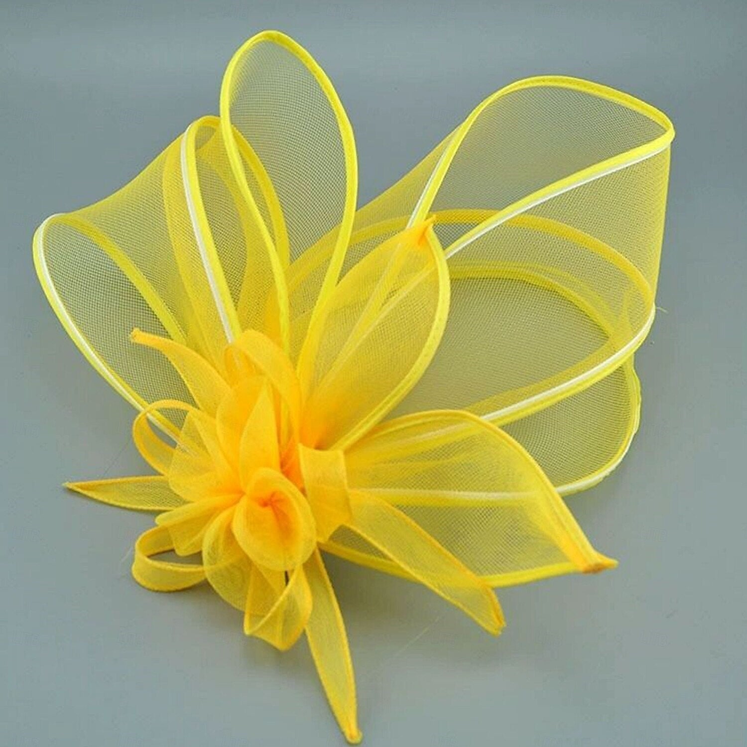 Classic Net Knot Hat Fascinator Hats Headpiece With Cap Floral Headpiece - Image 12