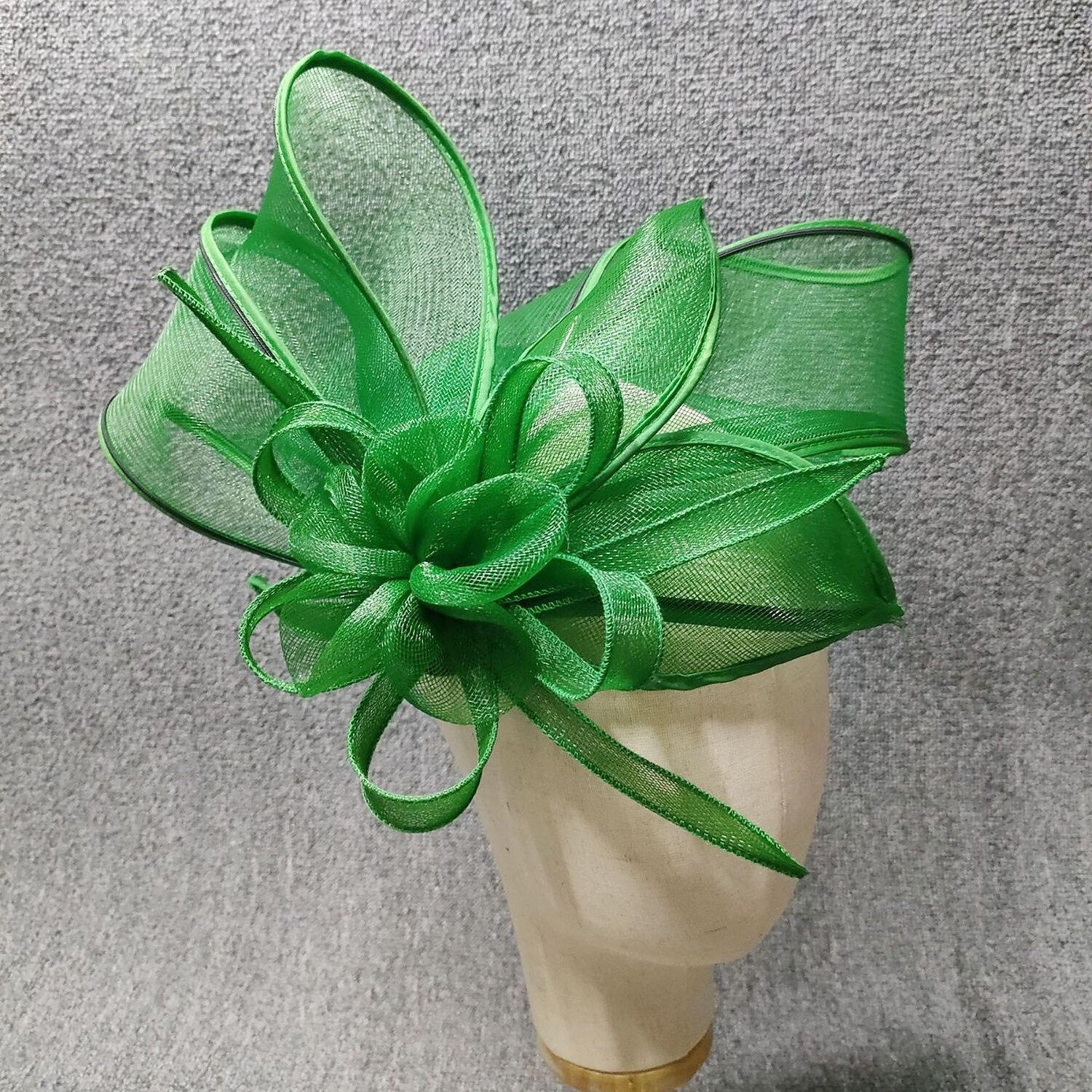 Classic Net Knot Hat Fascinator Hats Headpiece With Cap Floral Headpiece - Image 2