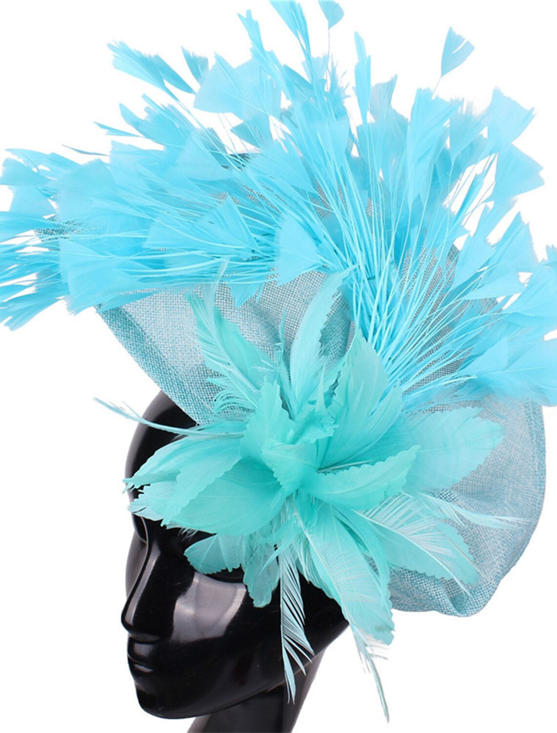Classical Wedding Party Horse Race Ladies Day Retro Feather Hatwear/Fascinator - Image 11