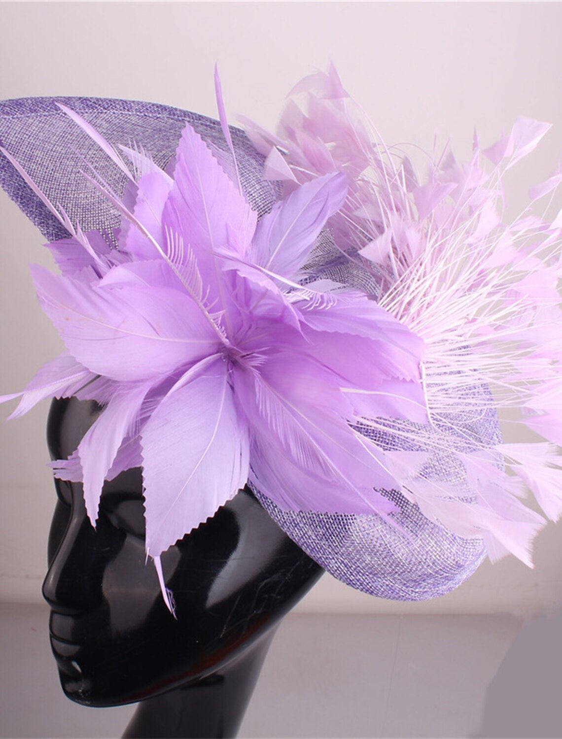 Classical Wedding Party Horse Race Ladies Day Retro Feather Hatwear/Fascinator - Image 9
