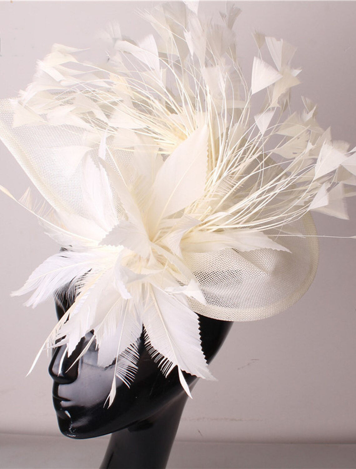 Classical Wedding Party Horse Race Ladies Day Retro Feather Hatwear/Fascinator - Image 7