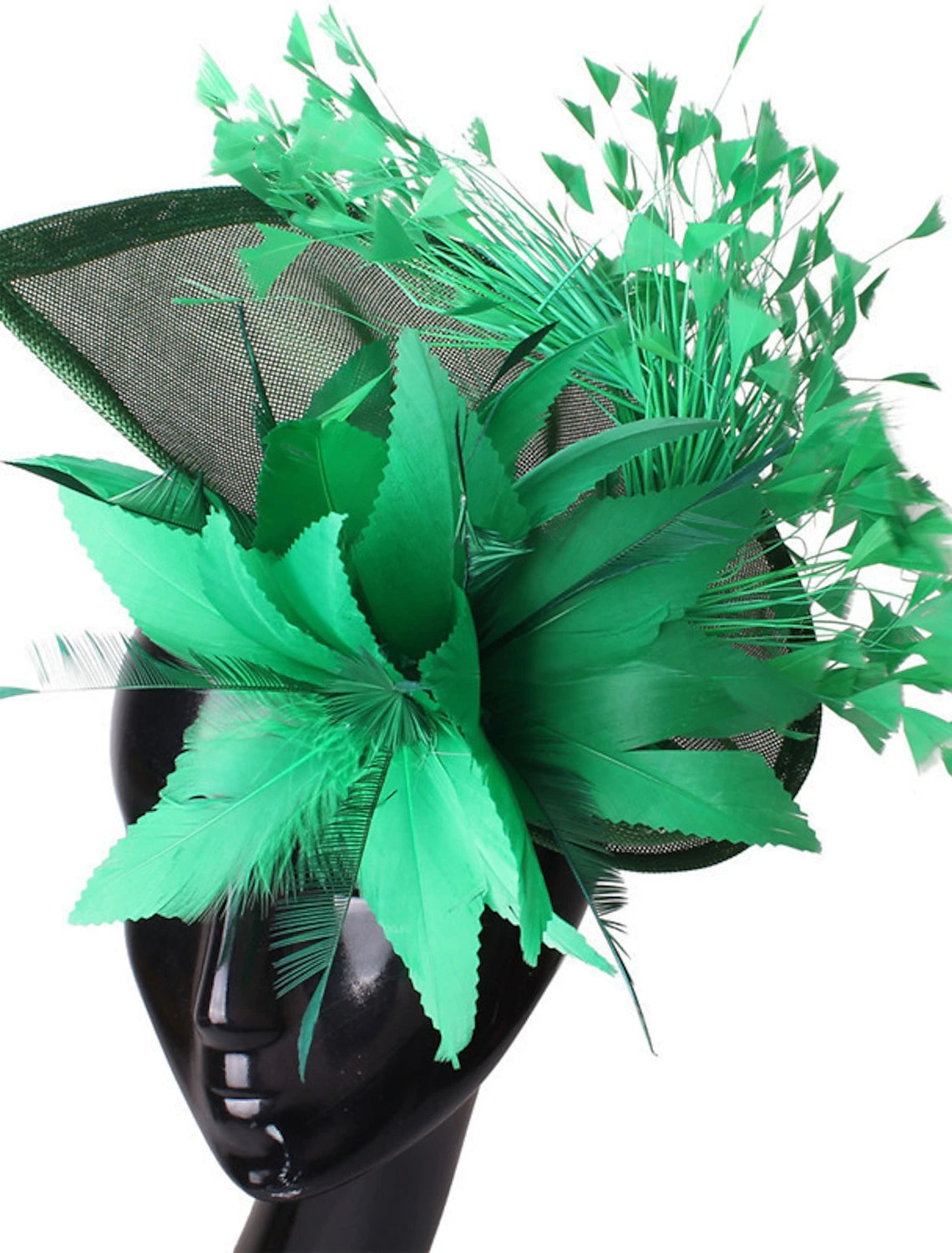 Classical Wedding Party Horse Race Ladies Day Retro Feather Hatwear/Fascinator - Image 8