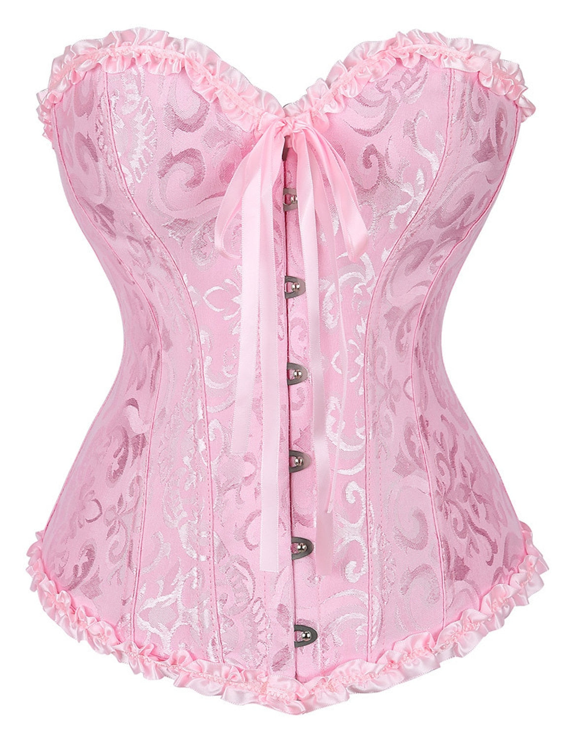 Women‘s Sexy Bavarian Push Up Lace Overbust Corsets for Wedding Party Birthday - Image 4