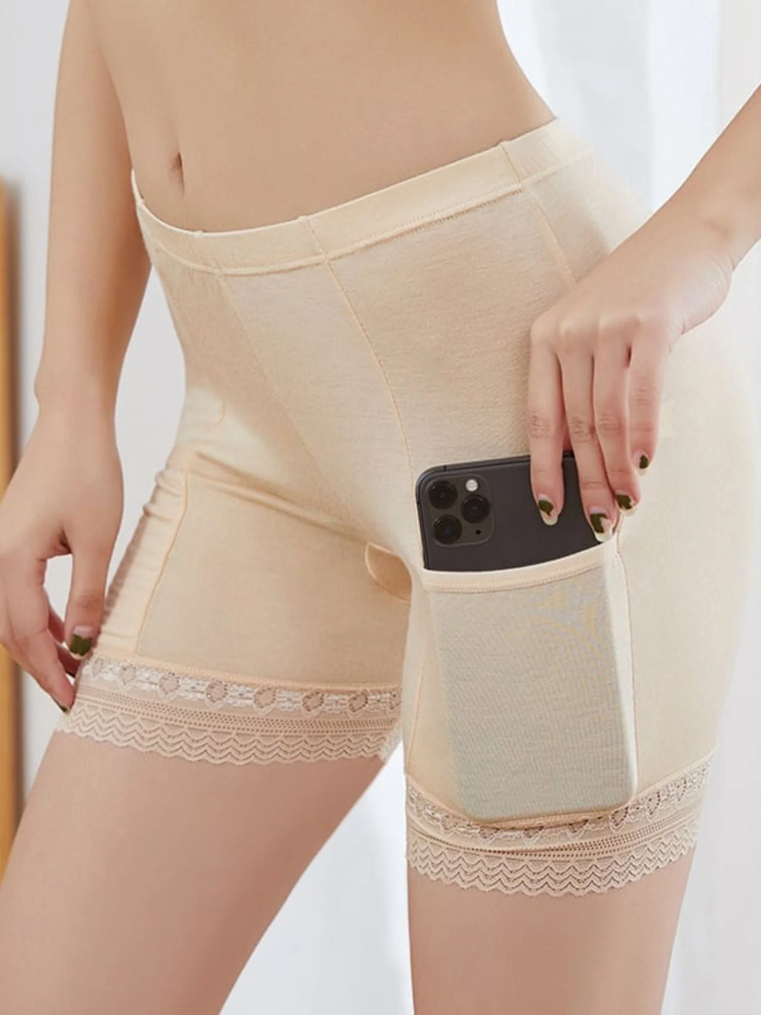 Breathable Comfortable Modal Corset Women's Sport Control Panties Shapewear - 画像 (3)