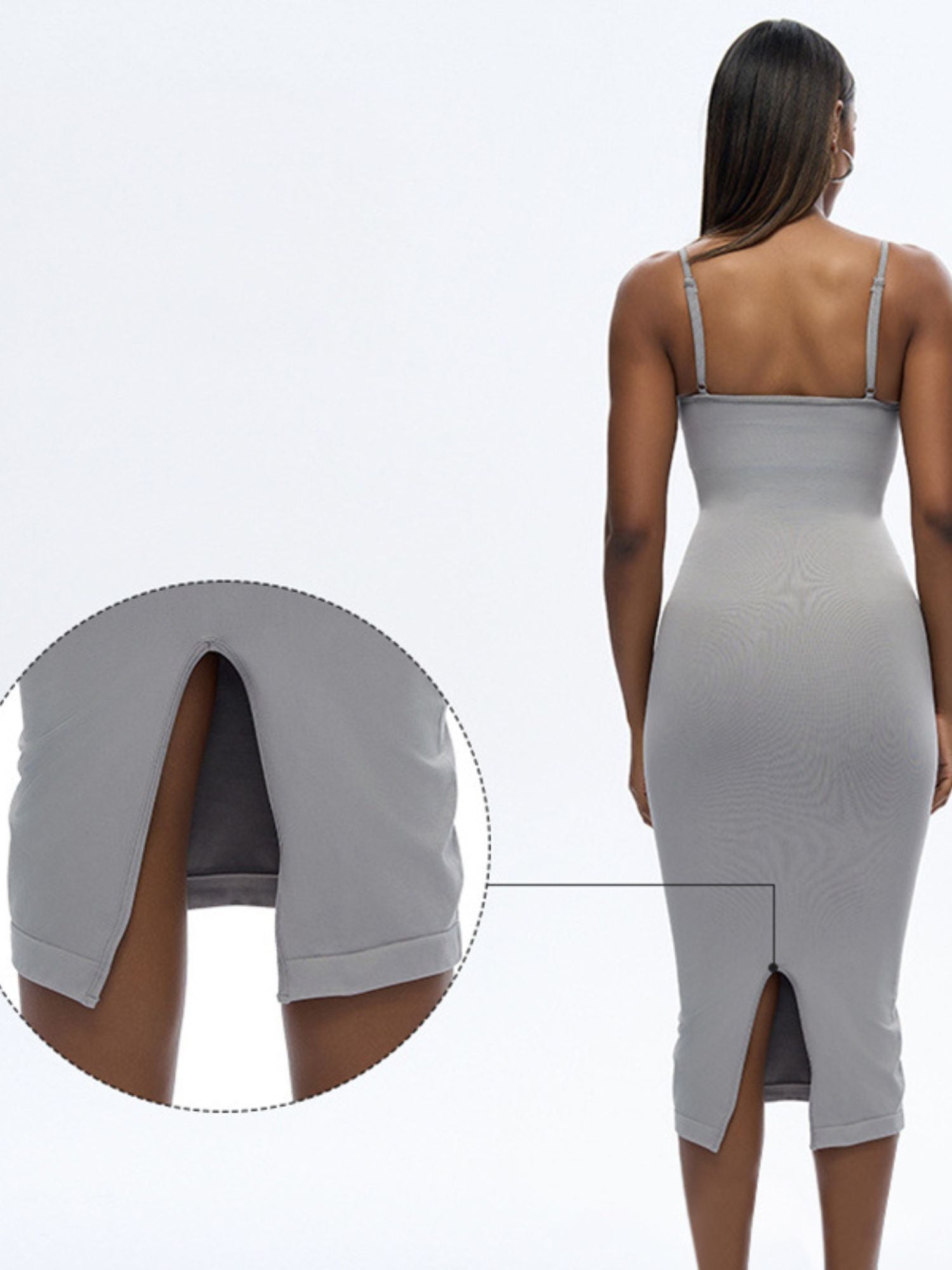 Women's Charming Classic Sleeveless Long Polyester Bustier Shapewear - Image 4