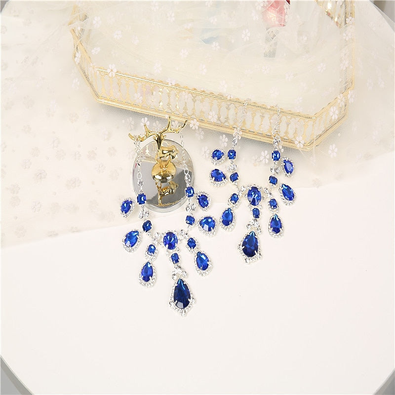 Women's Wedding Shoes Faux Leather Pumps Closed Toe Pointed Toe Crystal Stiletto High Heel Wedding Heels Bridal Shoes - Image 6