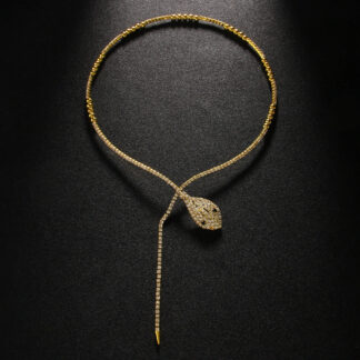 Stylish Minimalist Snake Collar Daily Collarbone Necklace