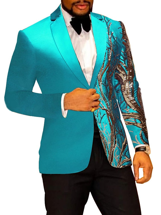 Men's Standard Fit Single Breasted One-button 2 Pieces Party Suits - Image 6