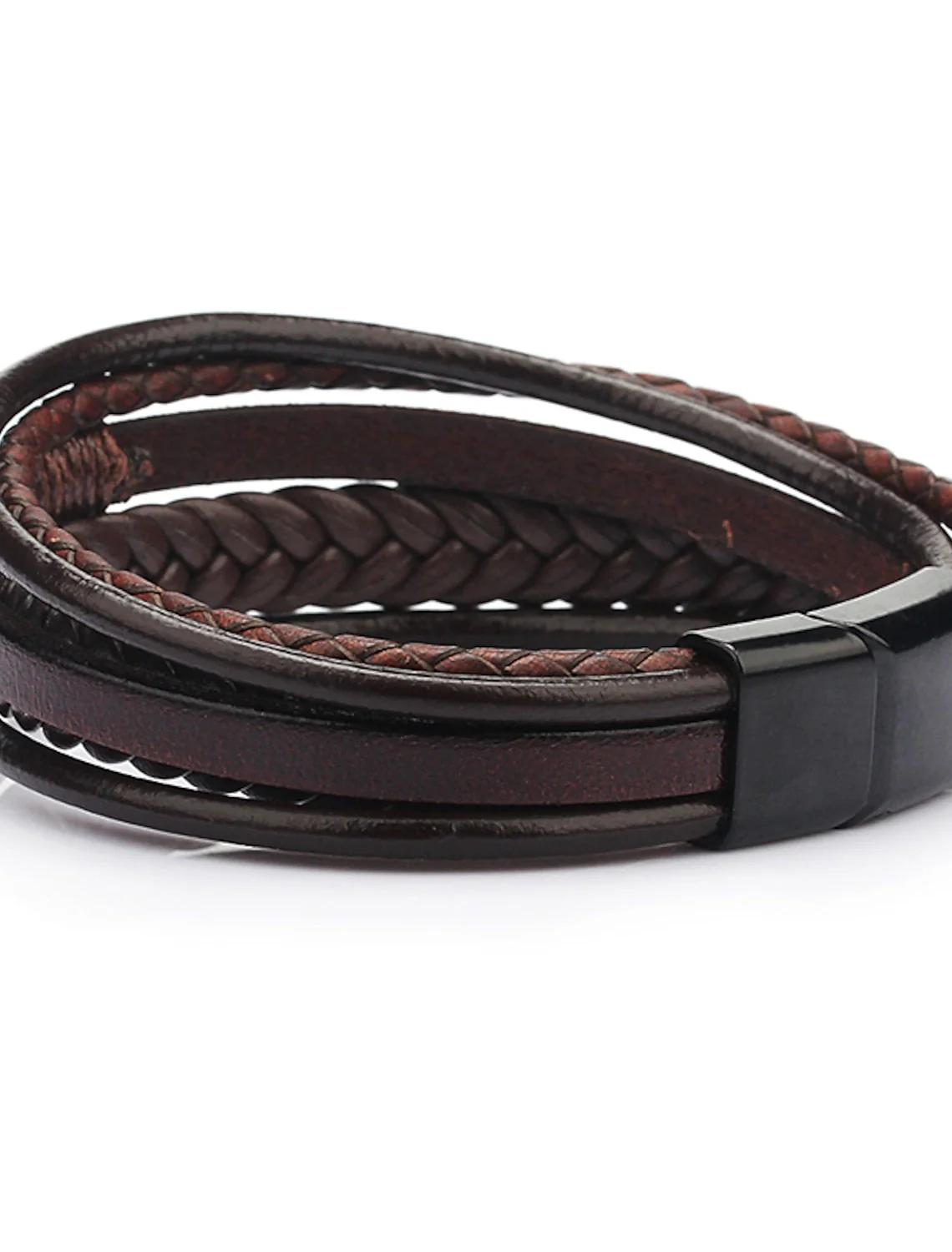 Men's Leather Bracelet Classic Imagine Stylish Simple Ethnic Fashion - Image 2