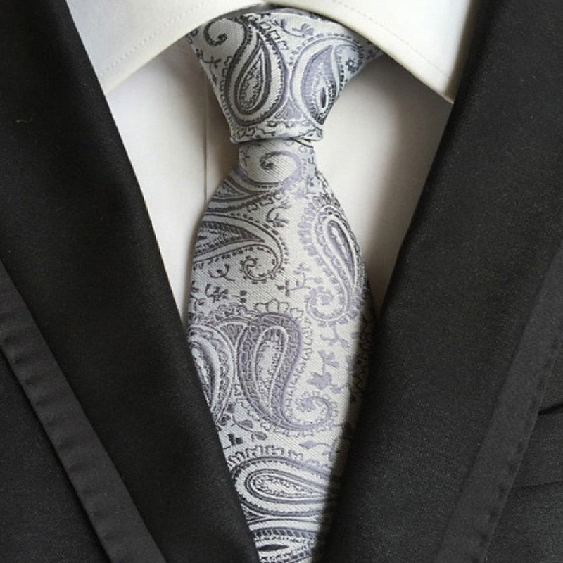Men's Printed Neck Ties Unisex Work Necktie - 画像 (4)