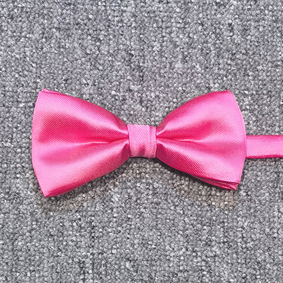 Men's Solid Colored Bow Tie Fashion Work Wedding Formal Classic Retro Bow - 이미지 6
