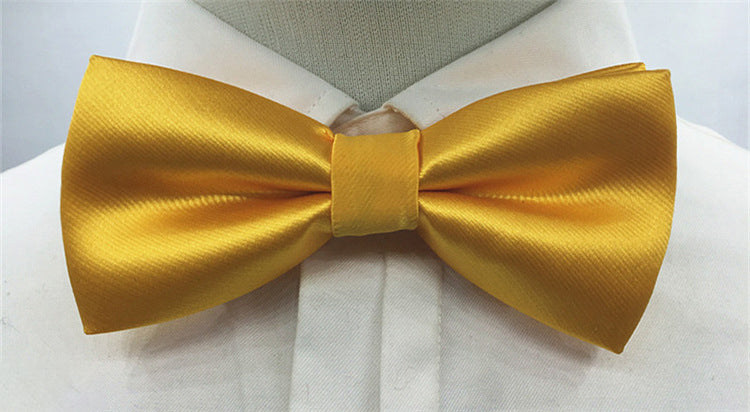 Men's Solid Colored Bow Tie Fashion Work Wedding Formal Classic Retro Bow - 이미지 7