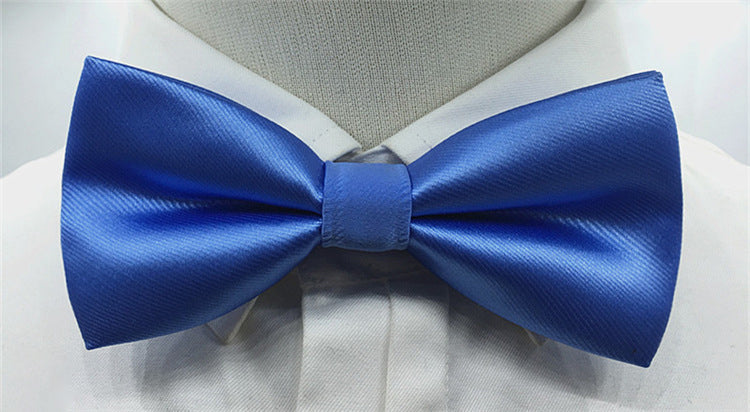 Men's Solid Colored Bow Tie Fashion Work Wedding Formal Classic Retro Bow - 이미지 8