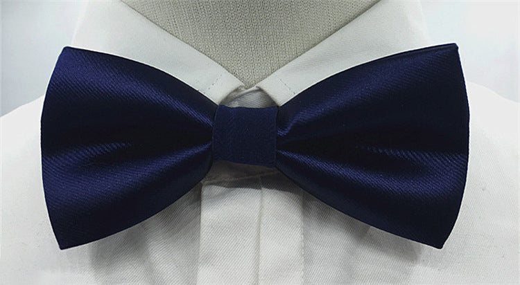 Men's Solid Colored Bow Tie Fashion Work Wedding Formal Classic Retro Bow - 이미지 10
