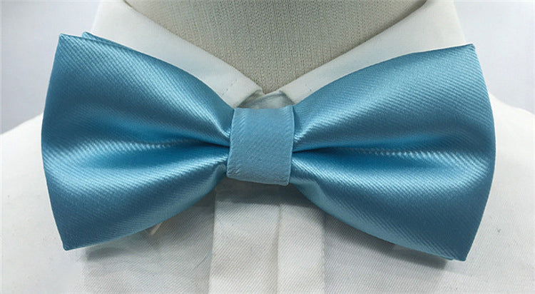 Men's Solid Colored Bow Tie Fashion Work Wedding Formal Classic Retro Bow - 이미지 13