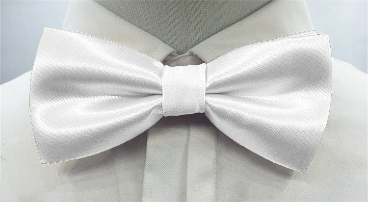 Men's Solid Colored Bow Tie Fashion Work Wedding Formal Classic Retro Bow - 이미지 14