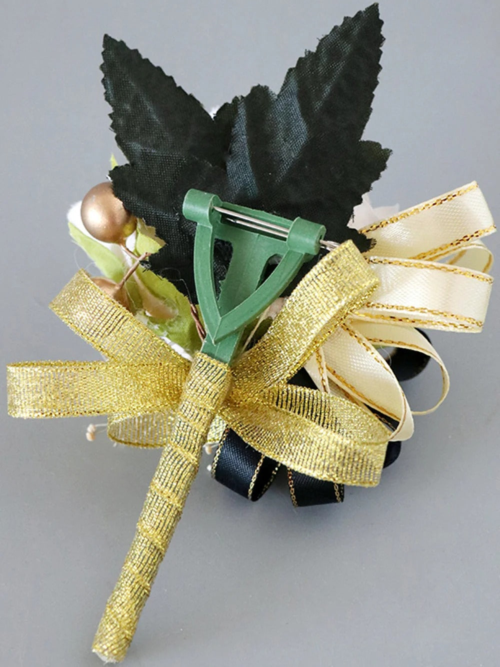 Luxury Wrist Corsage and Men's Boutonniere Set - Image 3