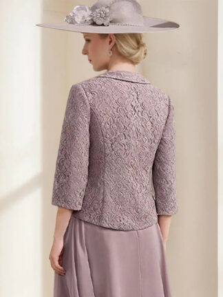 Women's 3/4 Sleeves Open-front Jackets with Appliques