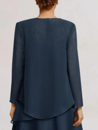 Chiffon Long Sleeves Pure Color Jacket Wraps