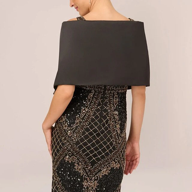 Elegant Pure Sleeveless Satin Wedding Wraps With Crystals - 画像 (2)