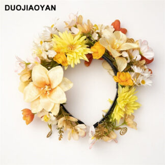 Women's hairpin flower headband super fairy three-dimensional simulation flower headdress